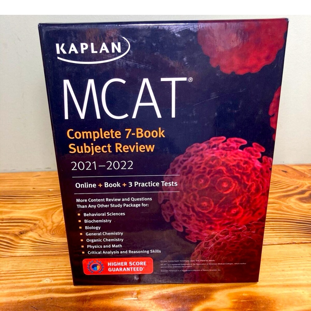 Kaplan MCAT 7-book Set with Quick-sheets!